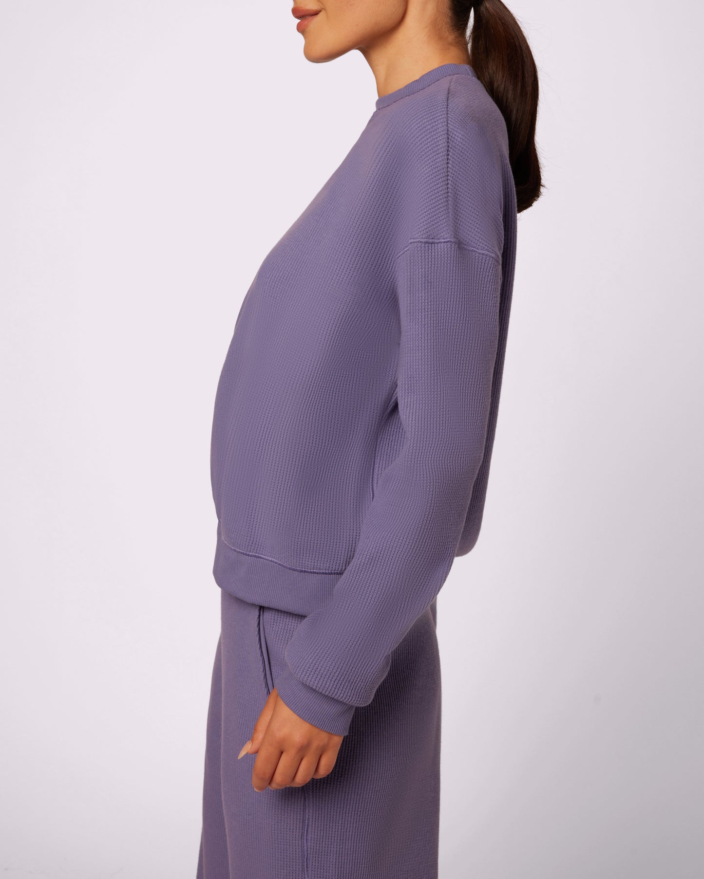 Cozy Crewneck | Cozy Waffle | Archive (Fog)