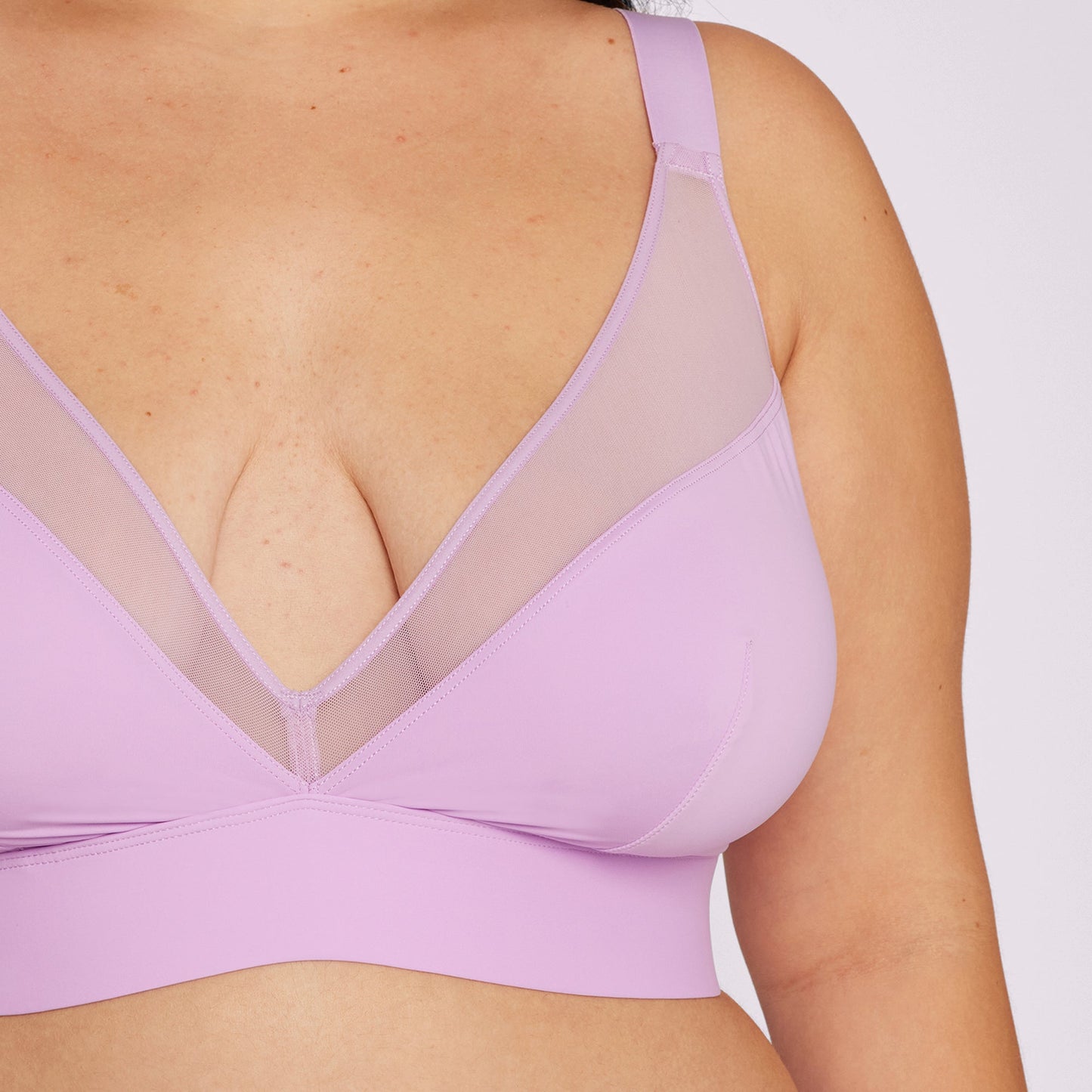 Dream Mesh Plunge Bralette | Ultra-Soft Re:Play | Archive (Gumdrop)