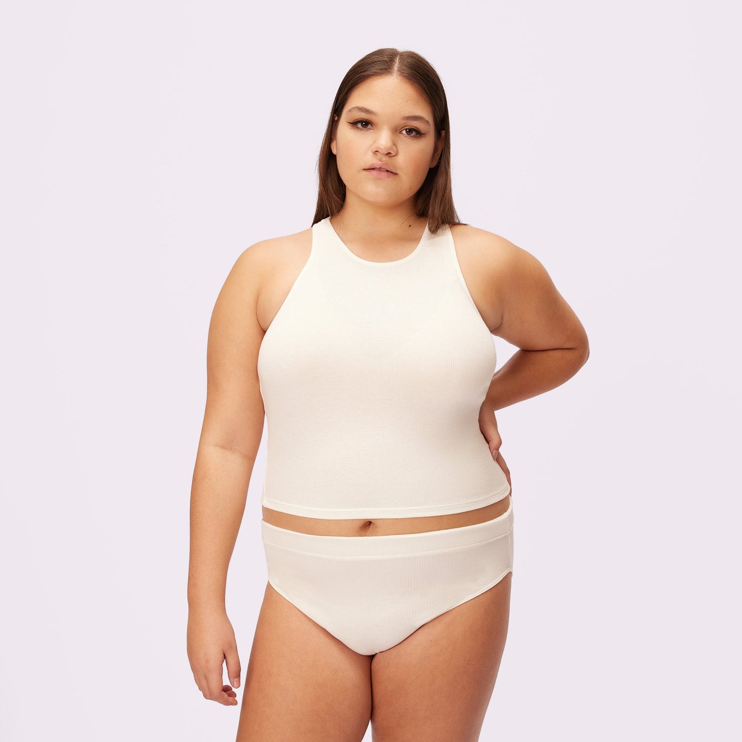 Lush Essential Racer Tank | Lush Rib | Archive (Cloud)
