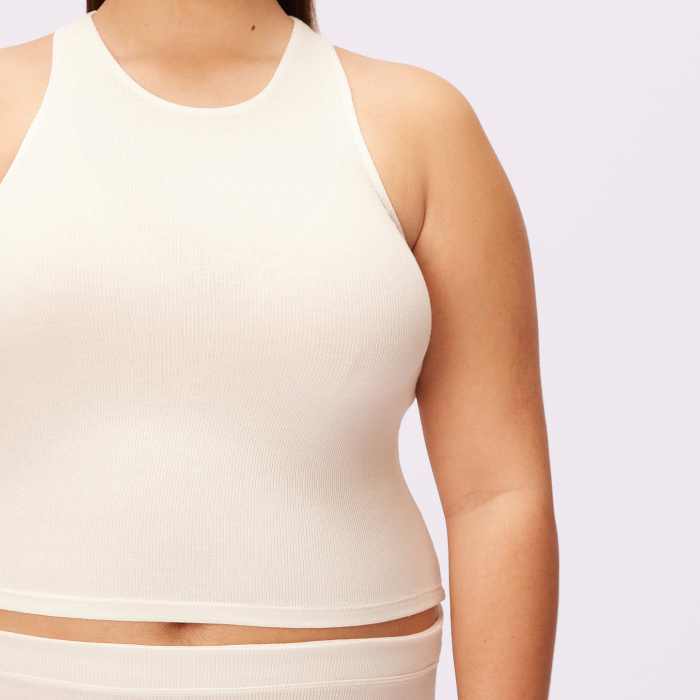 Lush Essential Racer Tank | Lush Rib | Archive (Cloud)