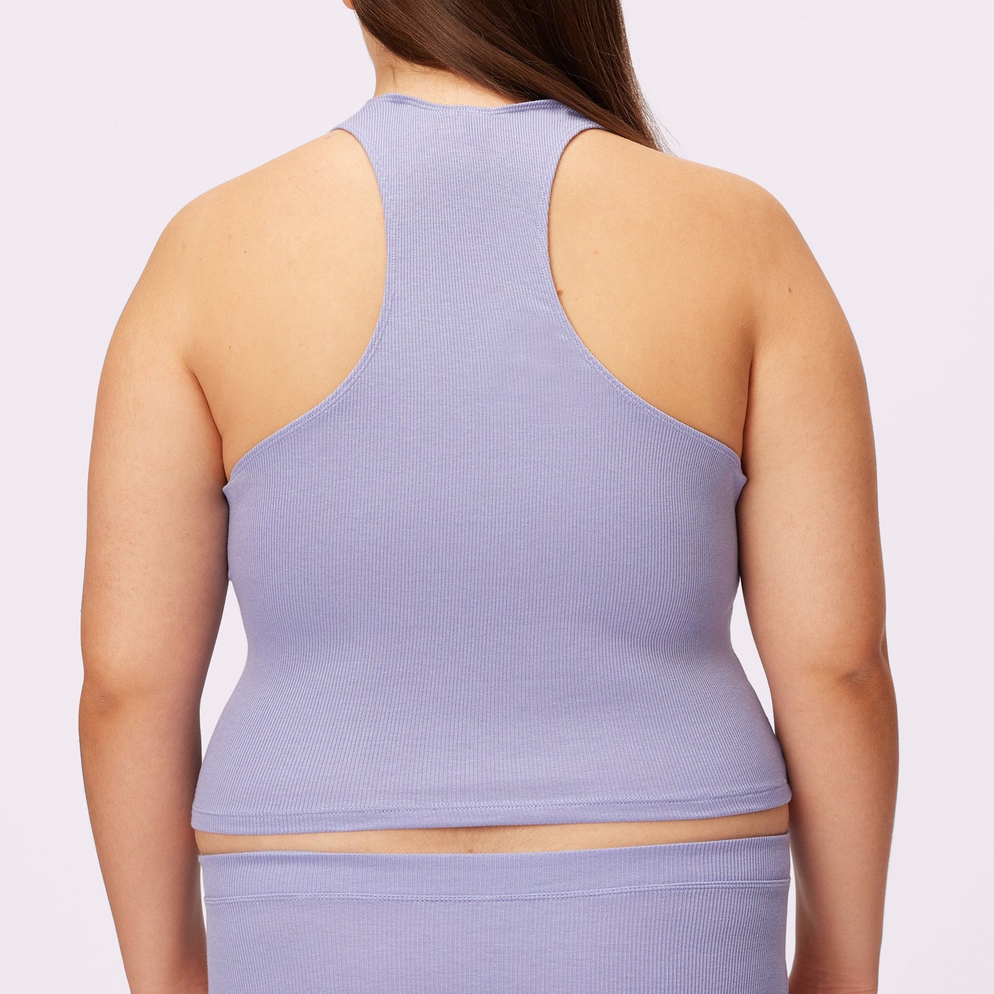 Lush Essential Racer Tank | Lush Rib | Archive (Lilac Freeze)