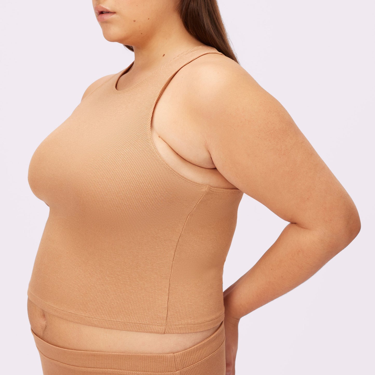 Lush Essential Racer Tank | Lush Rib | Archive (Teddy)