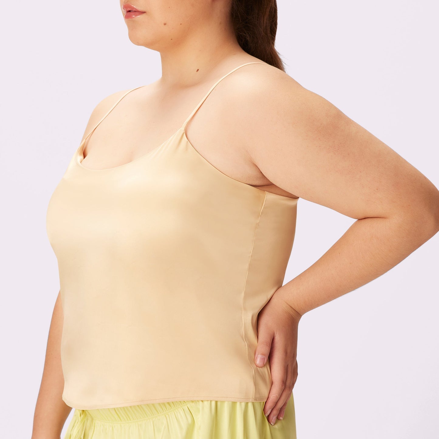 Dream Scoop Cami | Luxe Satin | Archive ( Bubbly)