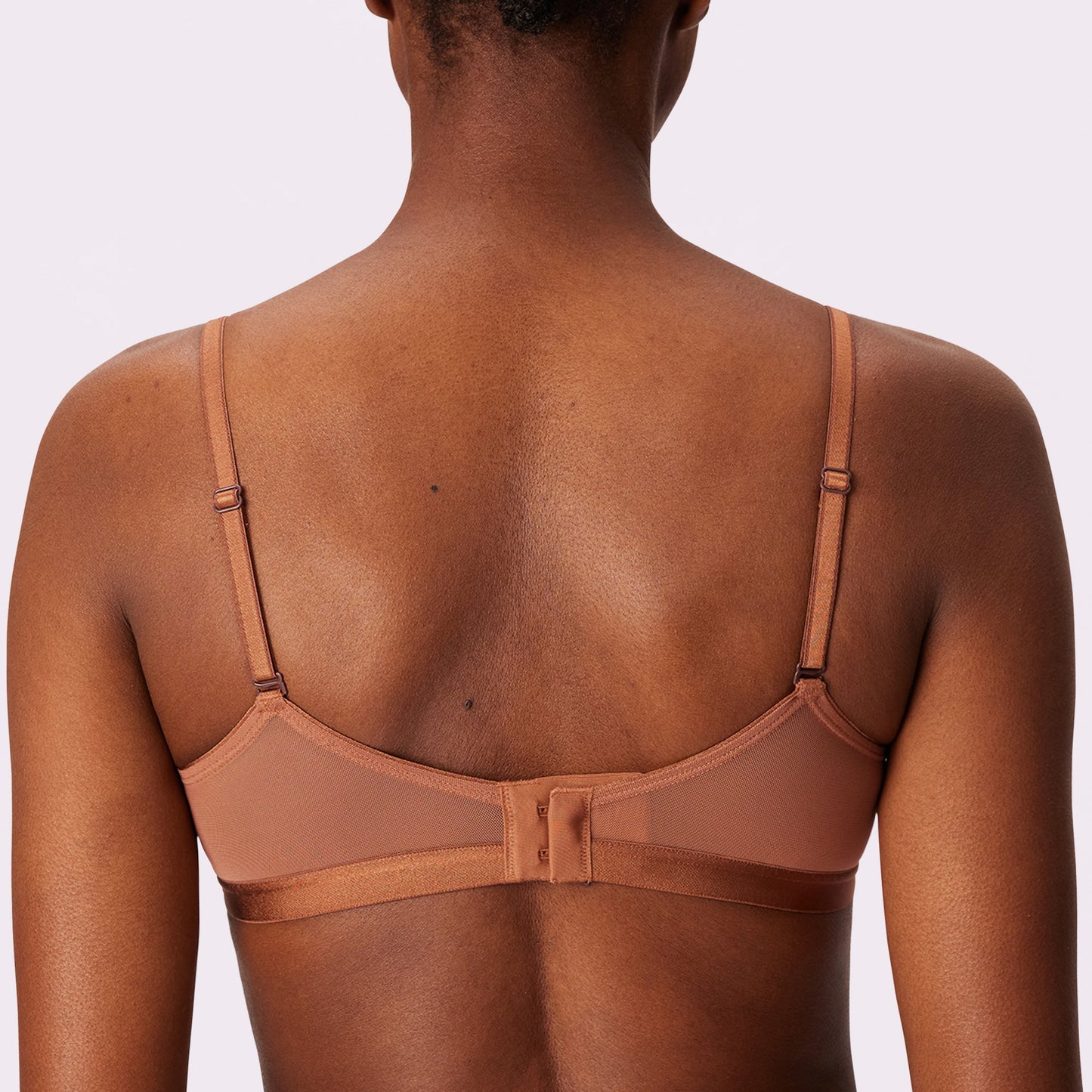 Luxe Mesh Scoop Bralette | Silky Mesh (Eightball)