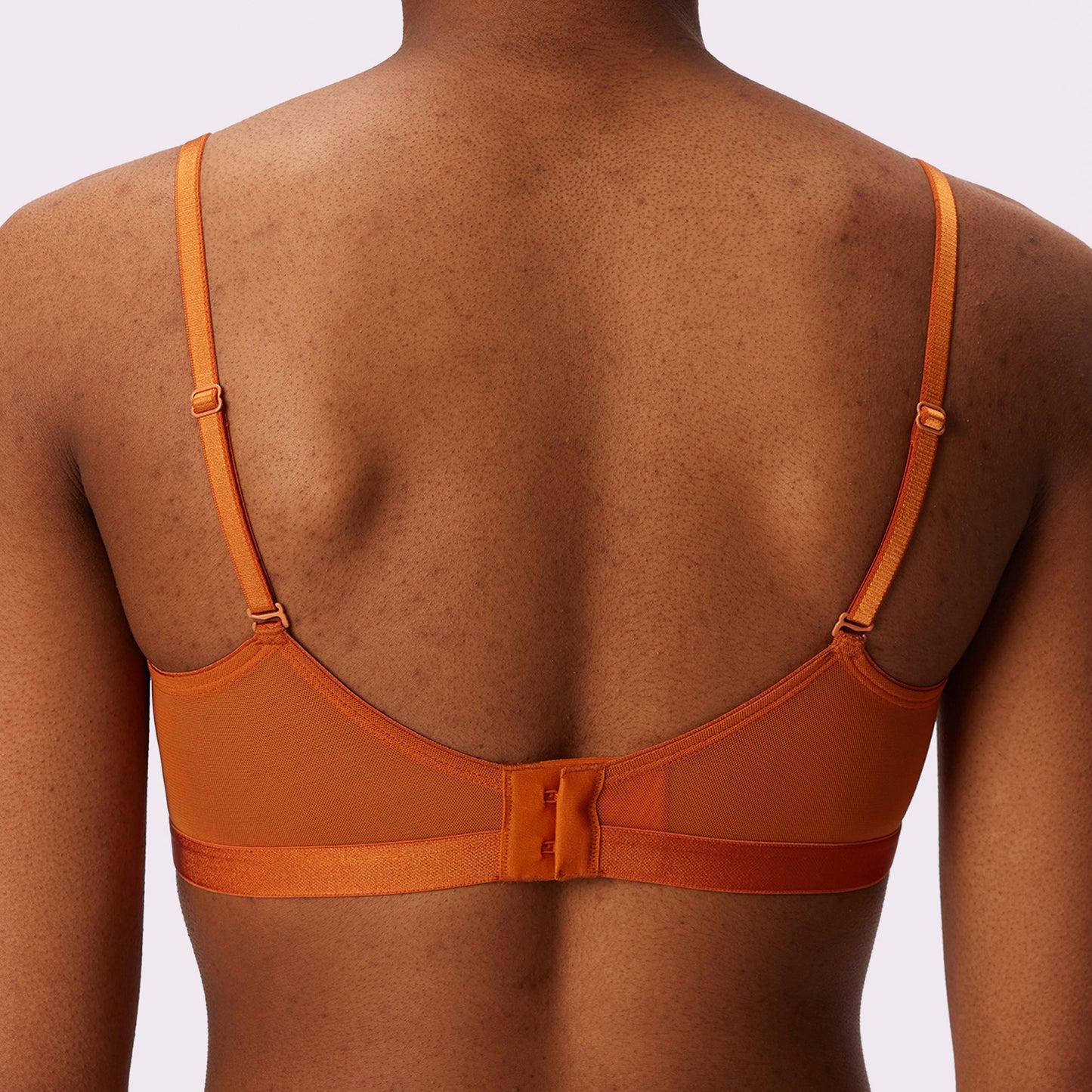 Luxe Mesh Scoop Bralette | Silky Mesh (Eightball)