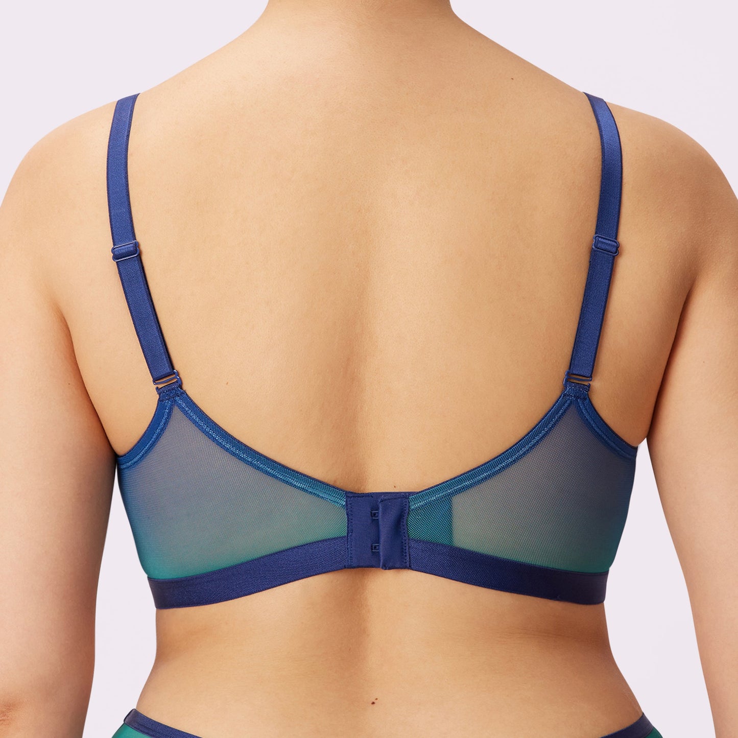 Luxe Mesh Scoop Bralette | Silky Mesh (Eightball)