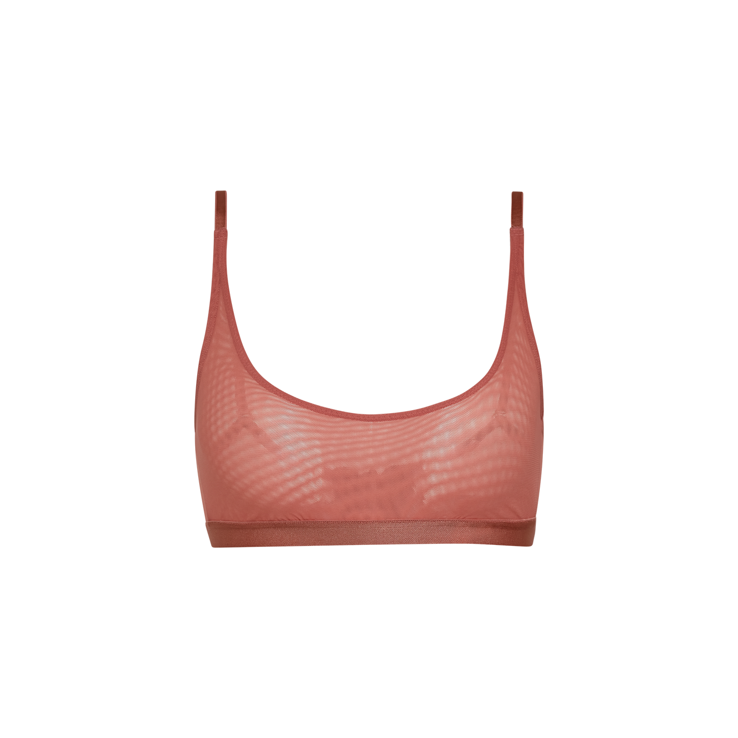 Luxe Mesh Scoop Bralette | Silky Mesh (Eightball)