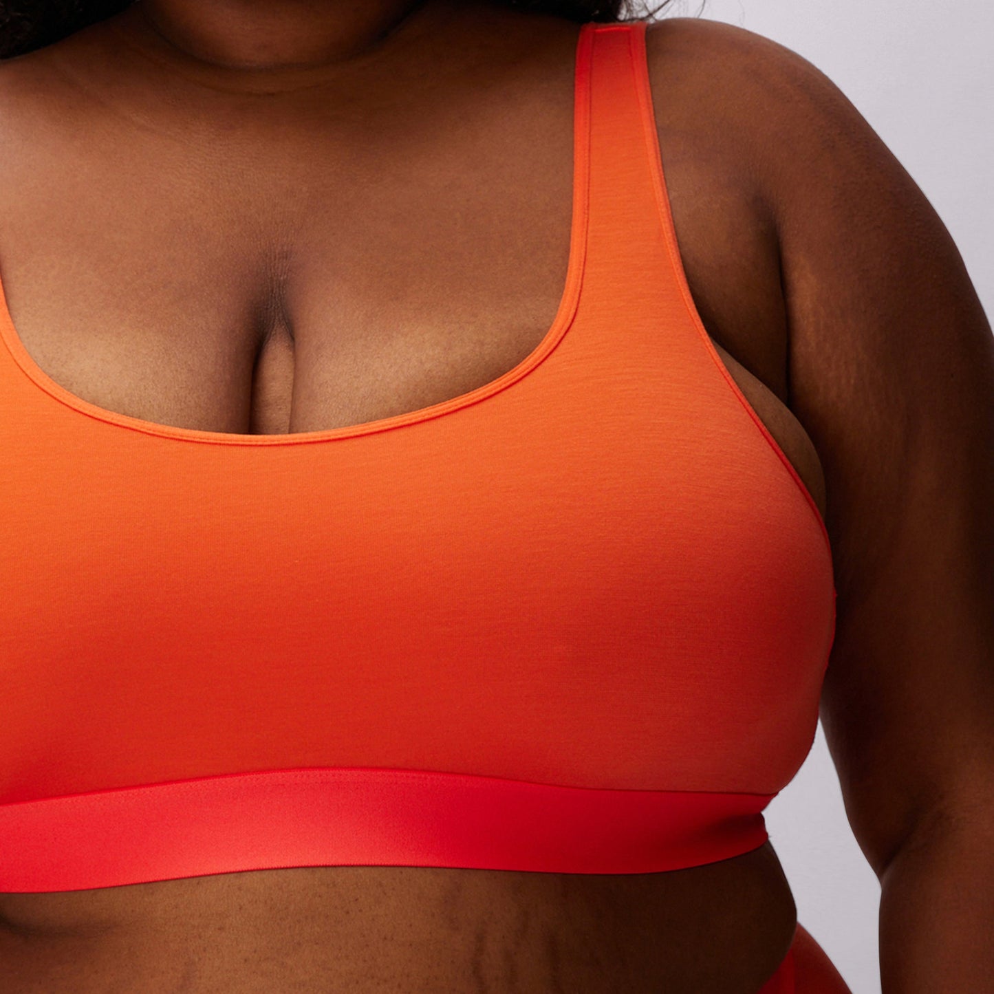Plunge Back Scoop Bralette | New:Cotton | Archive (Spritz)