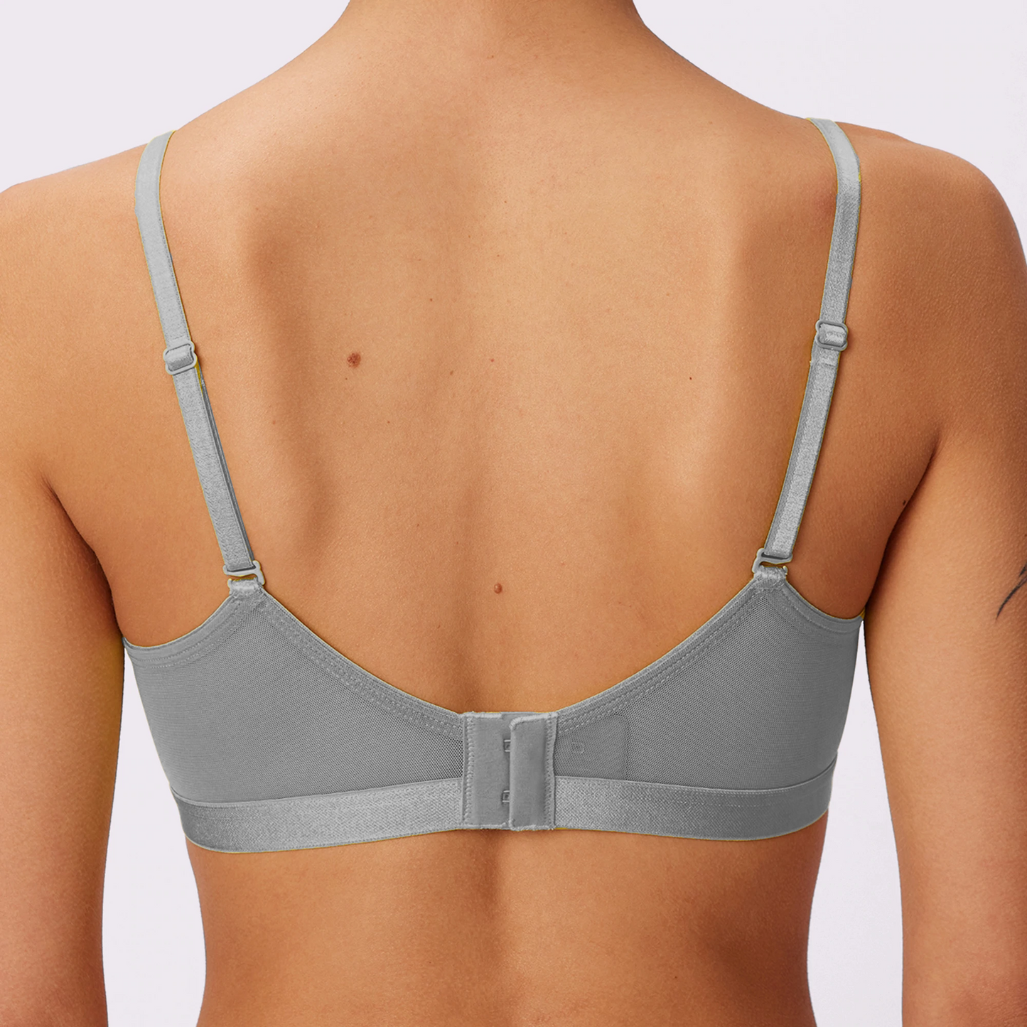 Luxe Mesh Scoop Bralette | Silky Mesh (Eightball)