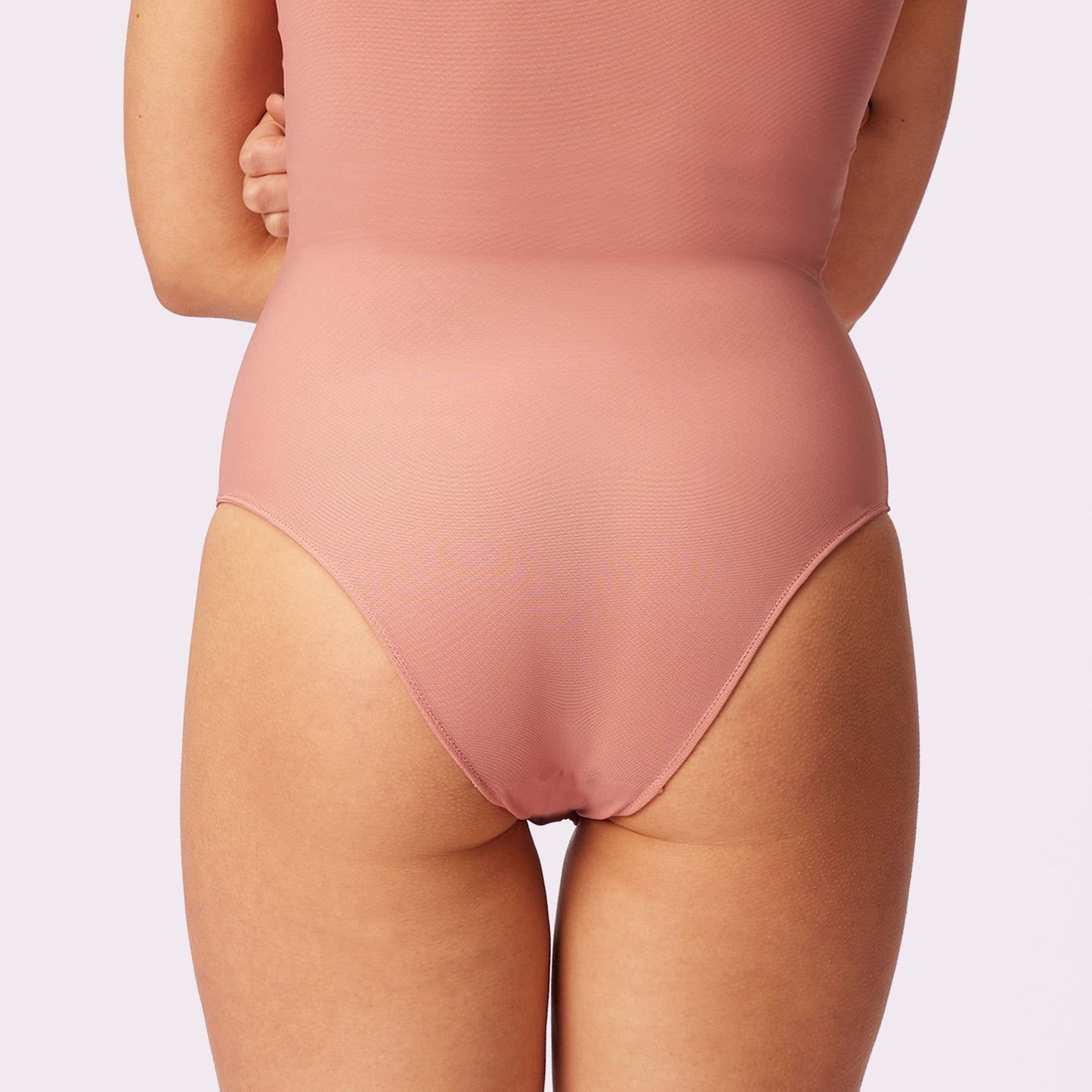 Sheer Support Bodysuit | Silky Mesh | Archive (Hot Honey)