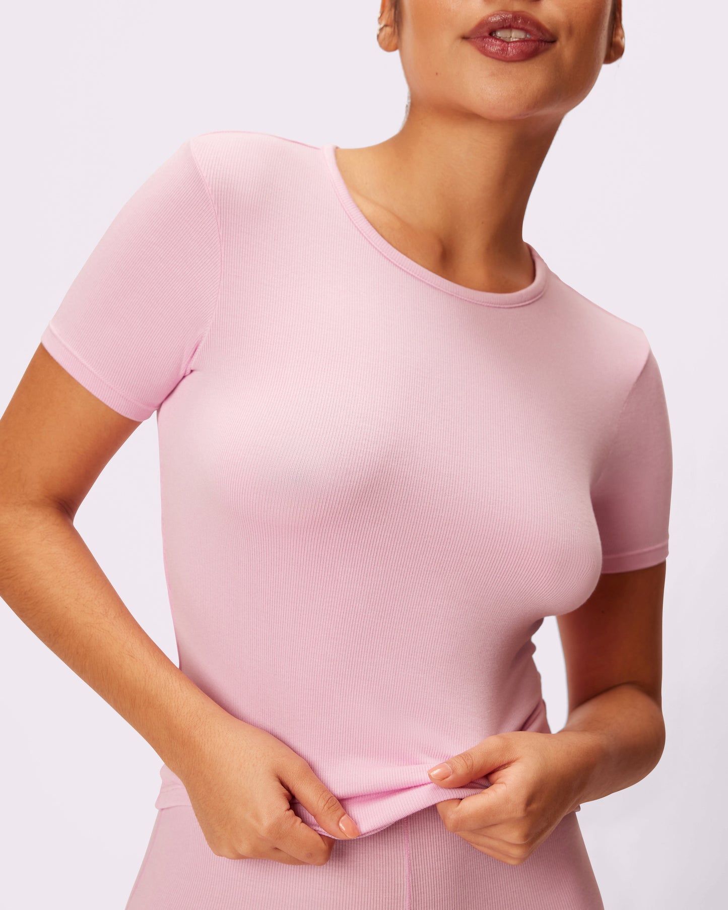 Comfort Rib Short Sleeve | Lush Rib | Archive (Cupid)
