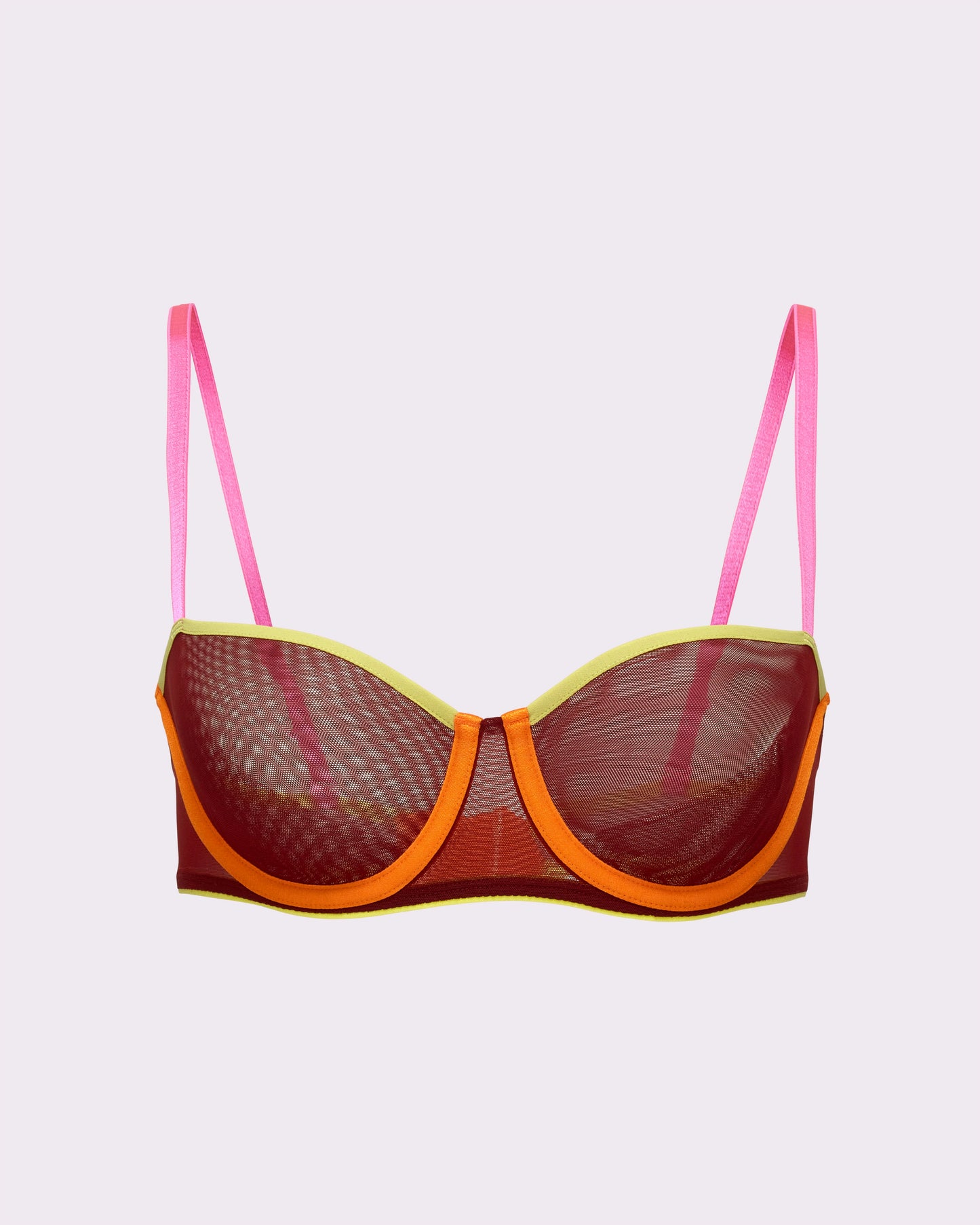 Sheer Comfort Balconette Bra | Silky Mesh | Archive (Shockwave)