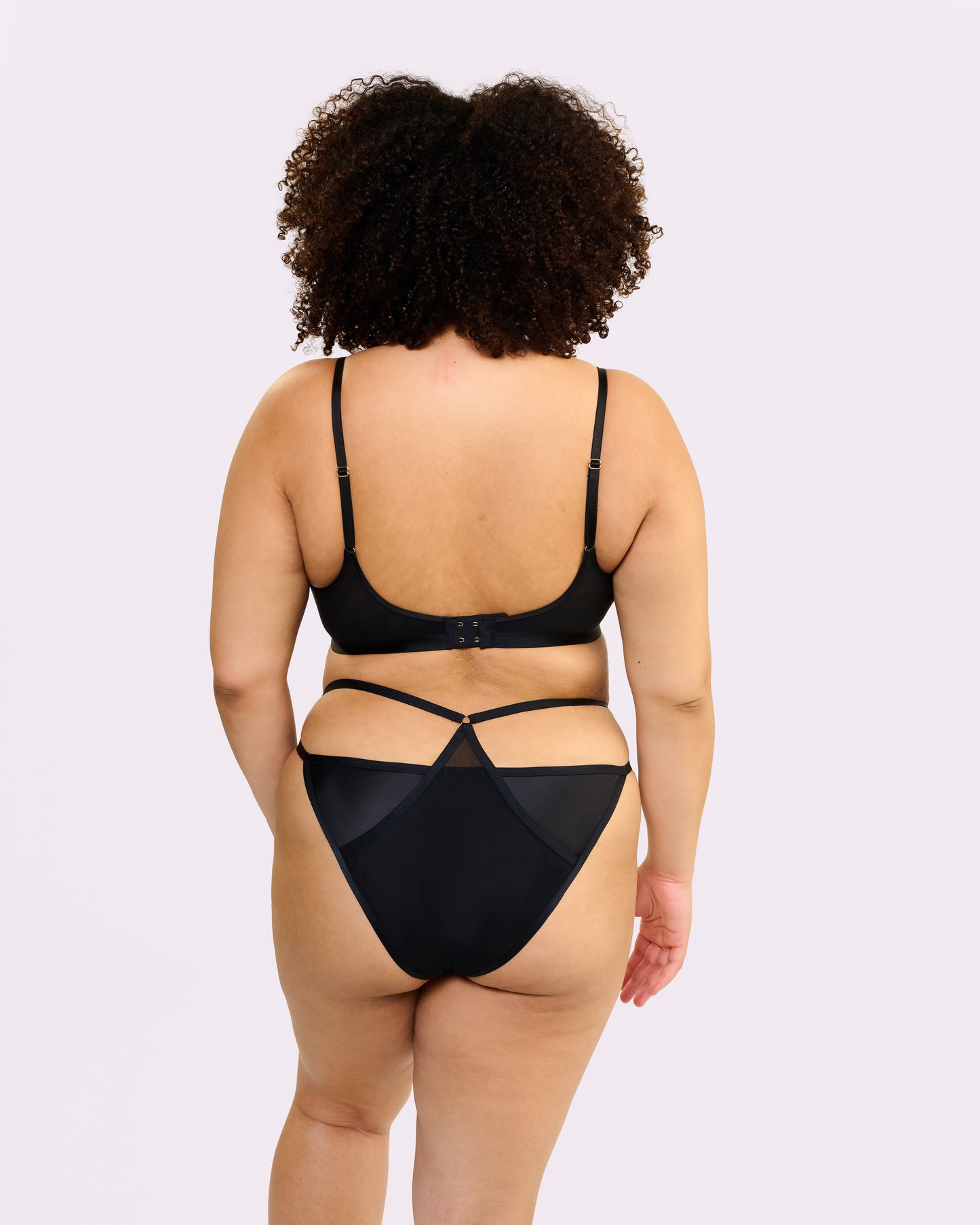 Super Strappy Bralette | Glow Satin (Eightball)