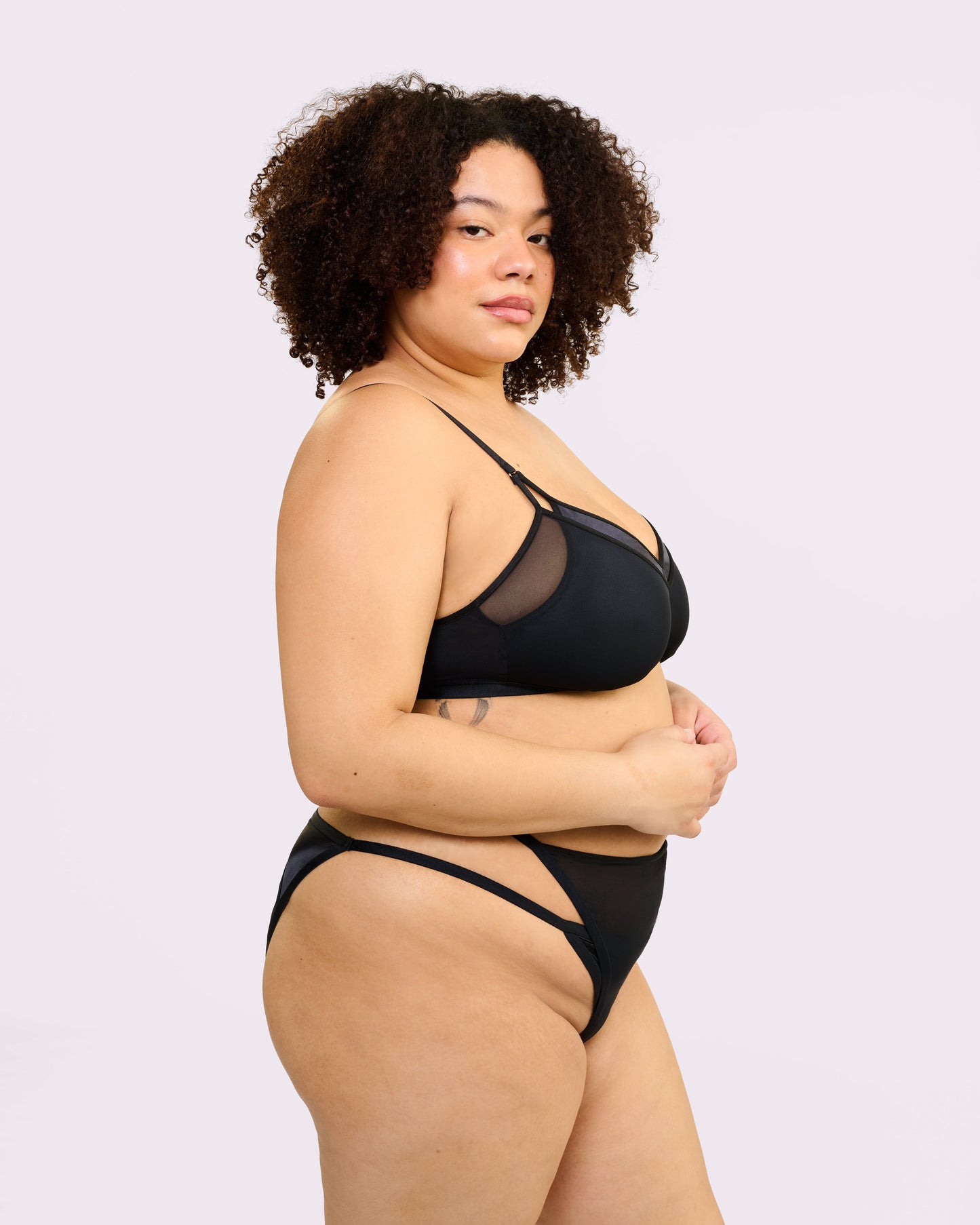 Super Strappy Bralette | Glow Satin (Eightball)