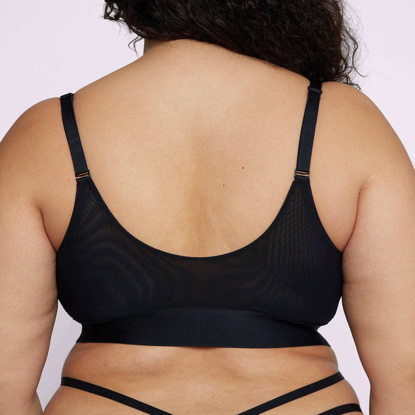 Strappy Triangle Bralette | Silky Mesh | Archive (Eightball)