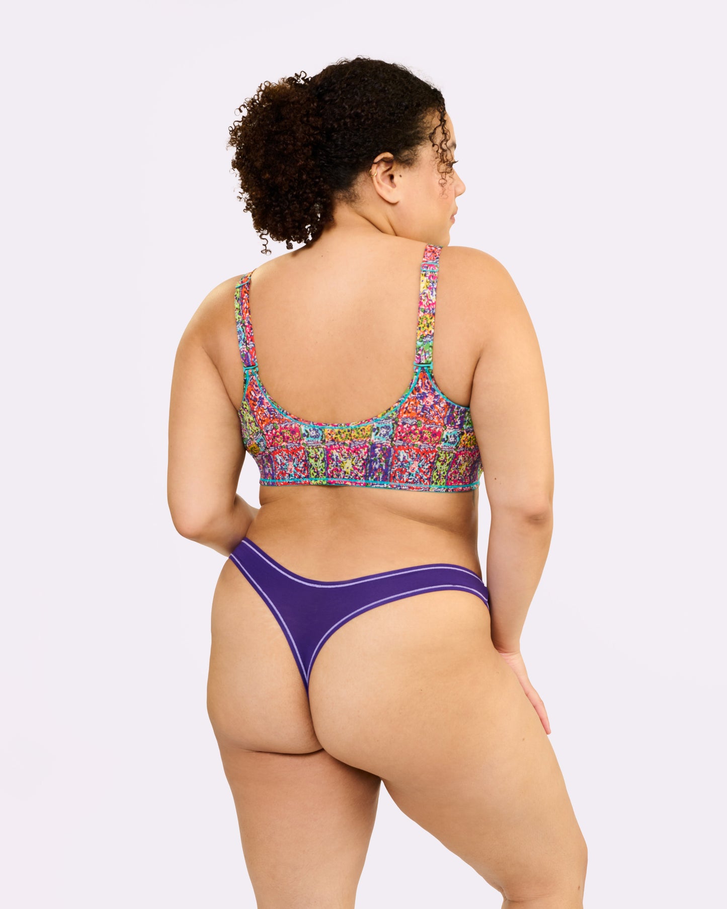 Vintage Soft Scoop Bralette | New:Cotton (Bandana)