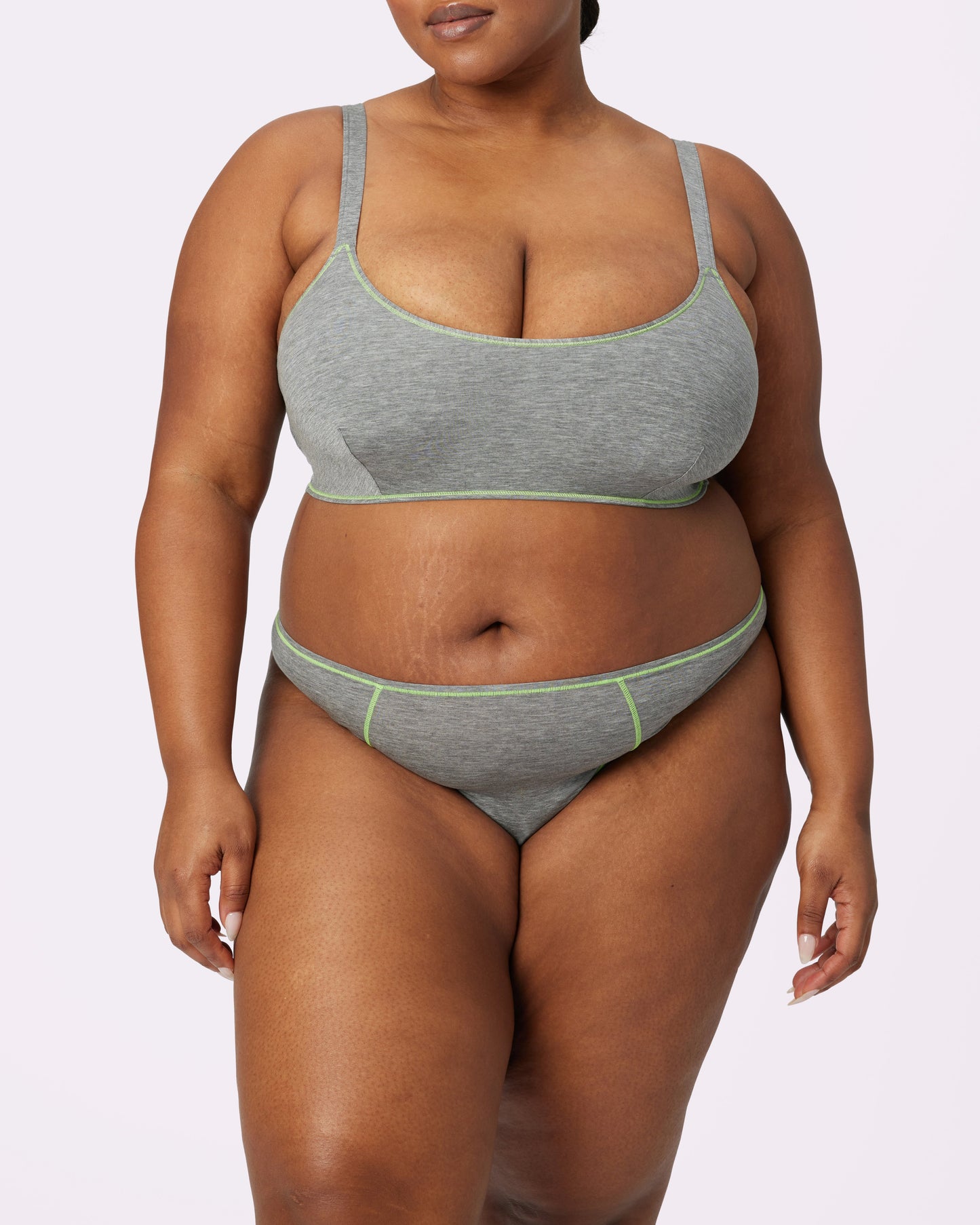 Vintage Soft Scoop Bralette | New:Cotton (Thunder Pop)