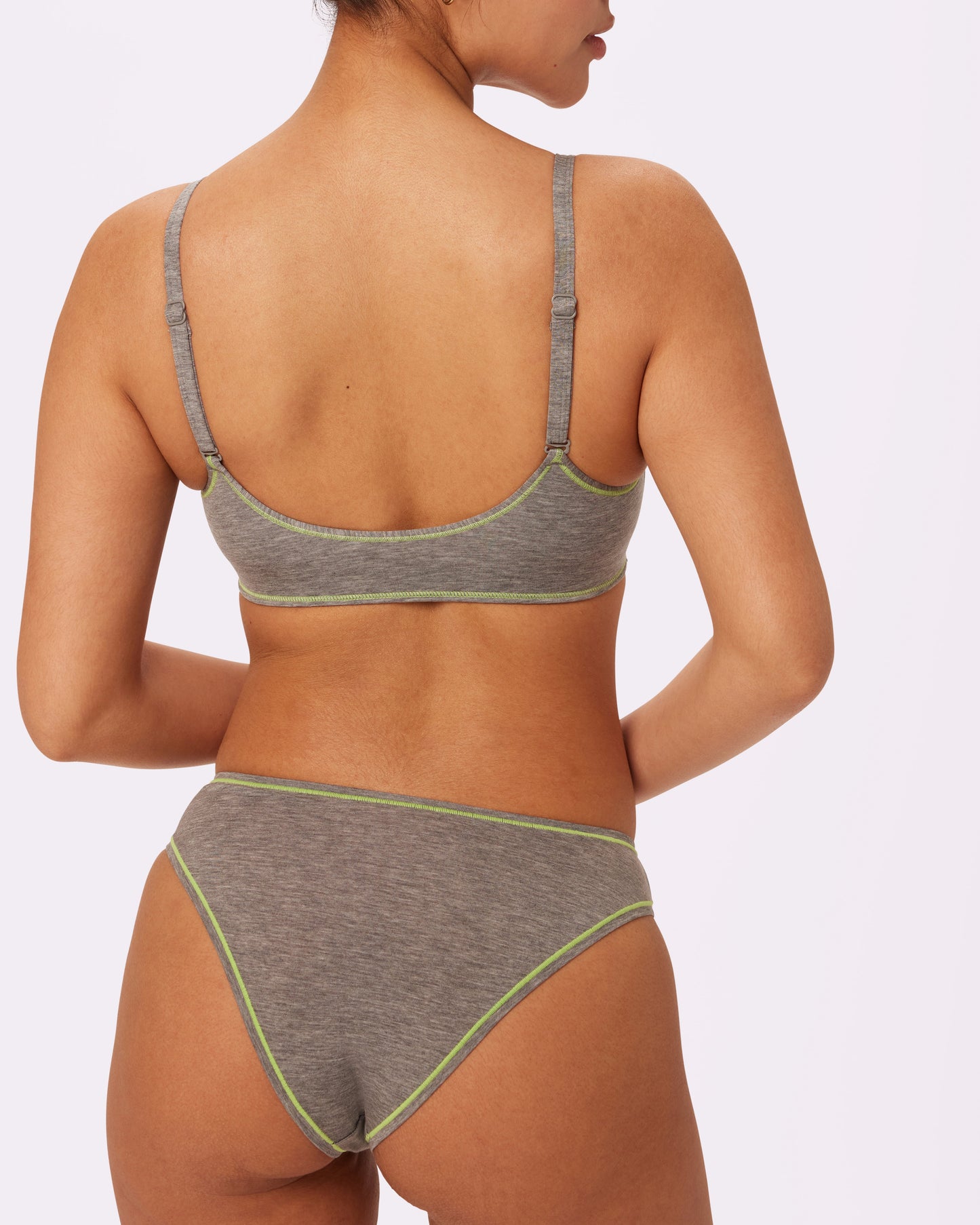 Vintage Soft Scoop Bralette | New:Cotton (Thunder Pop)