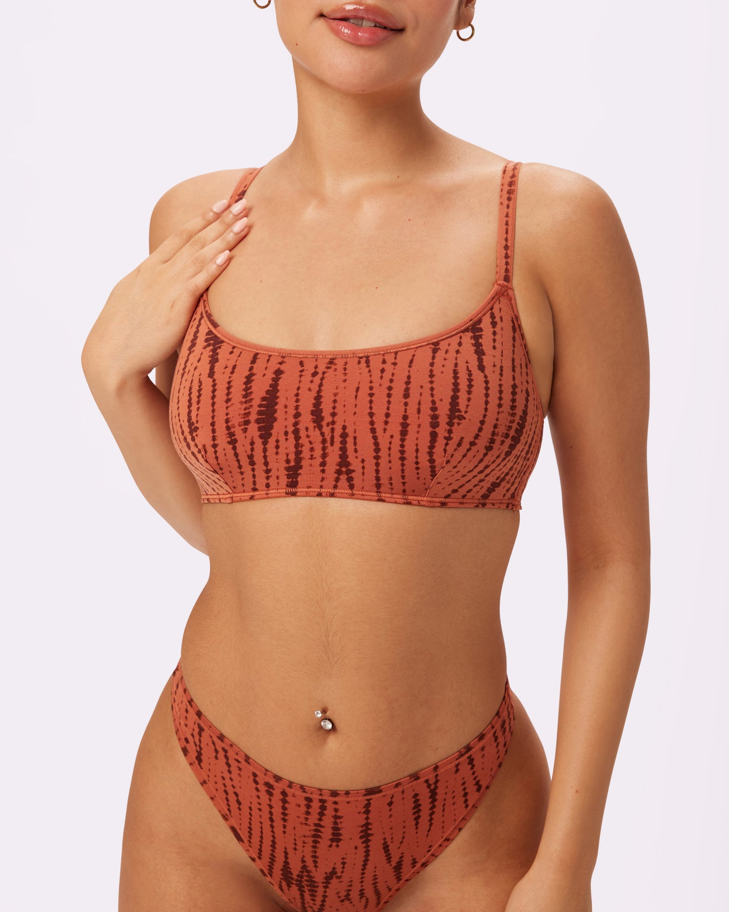 Vintage Soft Scoop Bralette | New:Cotton | Archive (Rocky Road)