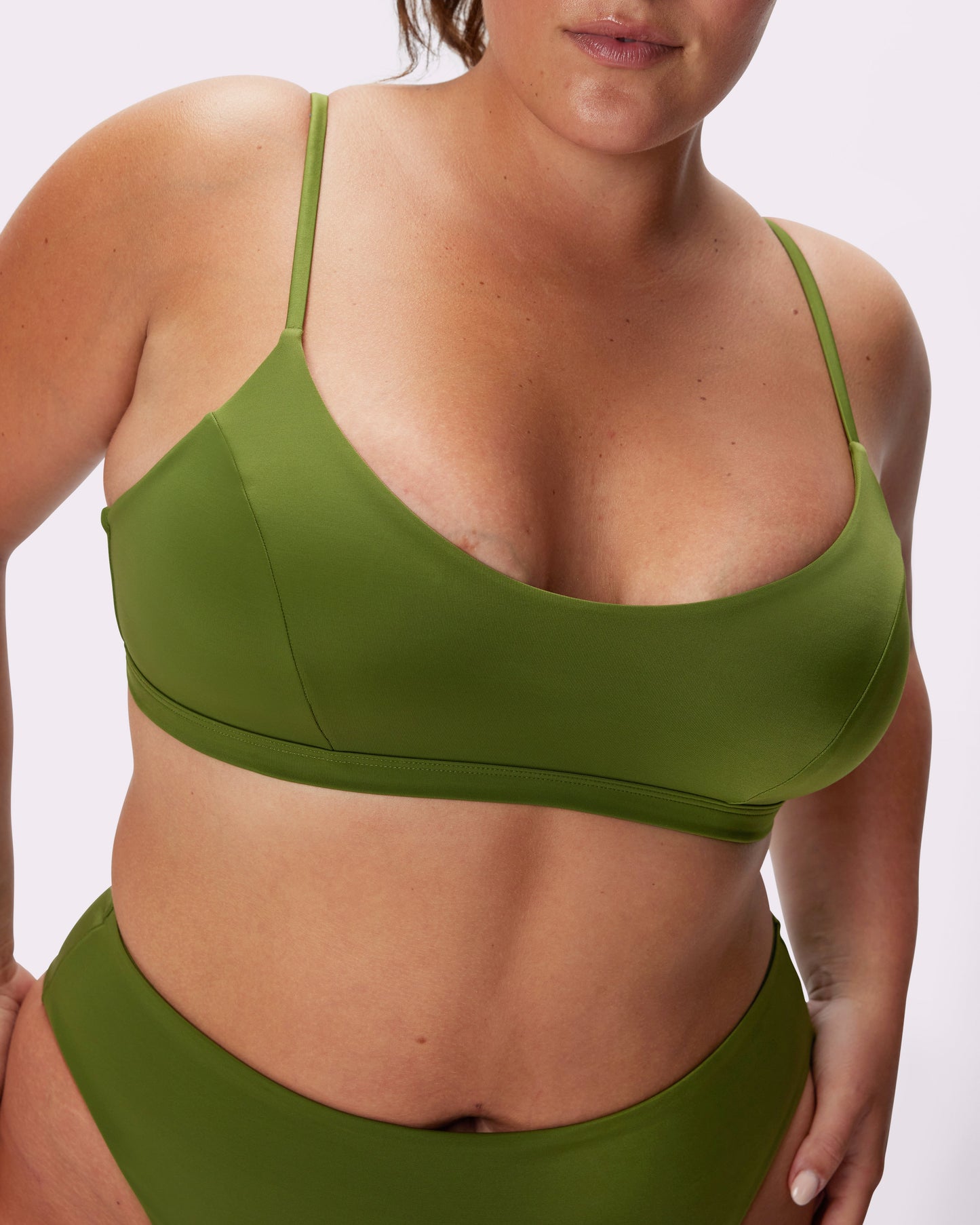 Scoop Bikini Top | EcoSplash Swim | Archive (Palm Tree)