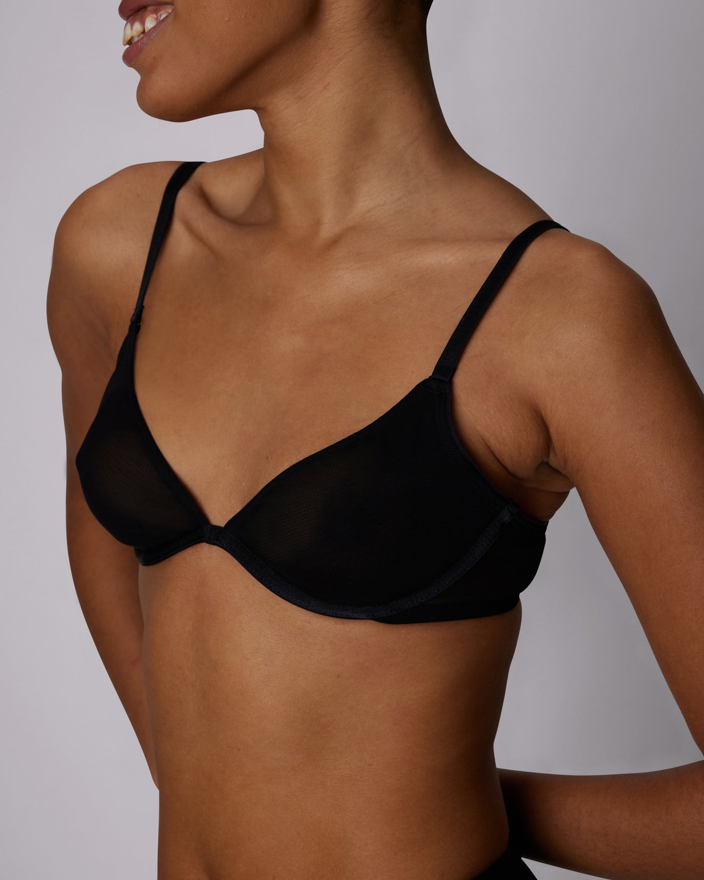 Sheer Comfort Triangle Bra | Silky Mesh | Archive (Eightball)