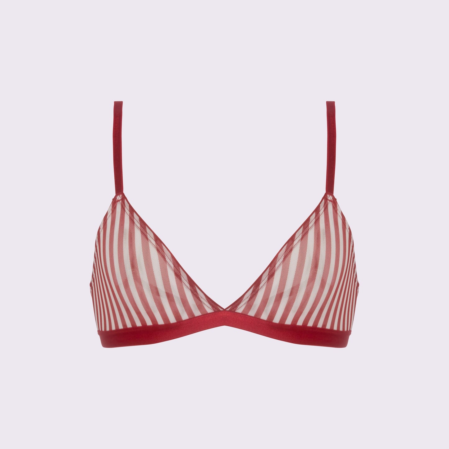Triangle Bralette | Silky Mesh | Archive (Red Velvet Tightrope)