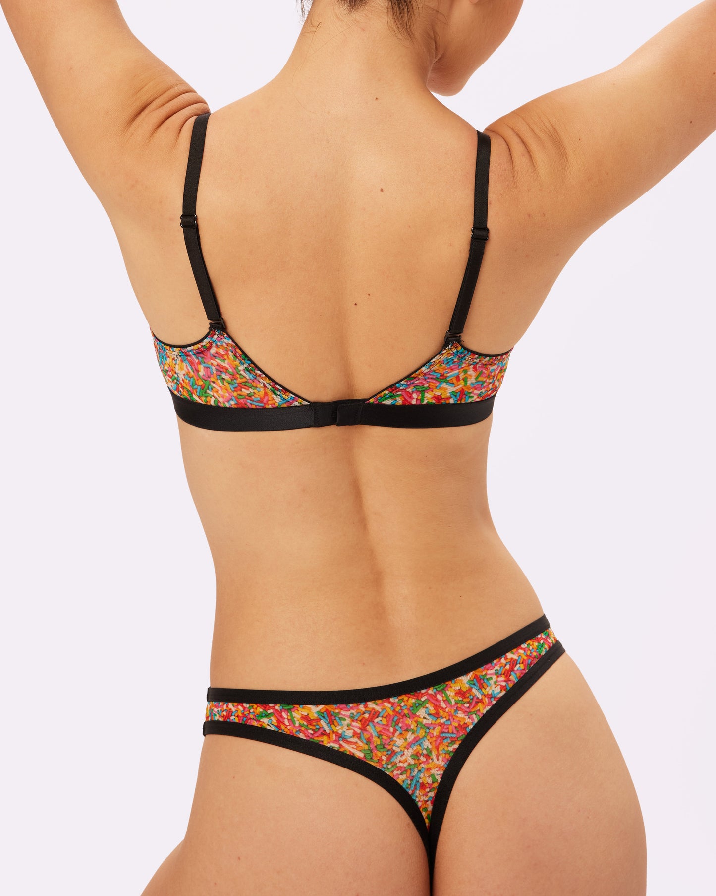 Triangle Bralette | Silky Mesh | Archive (Sprinkles)