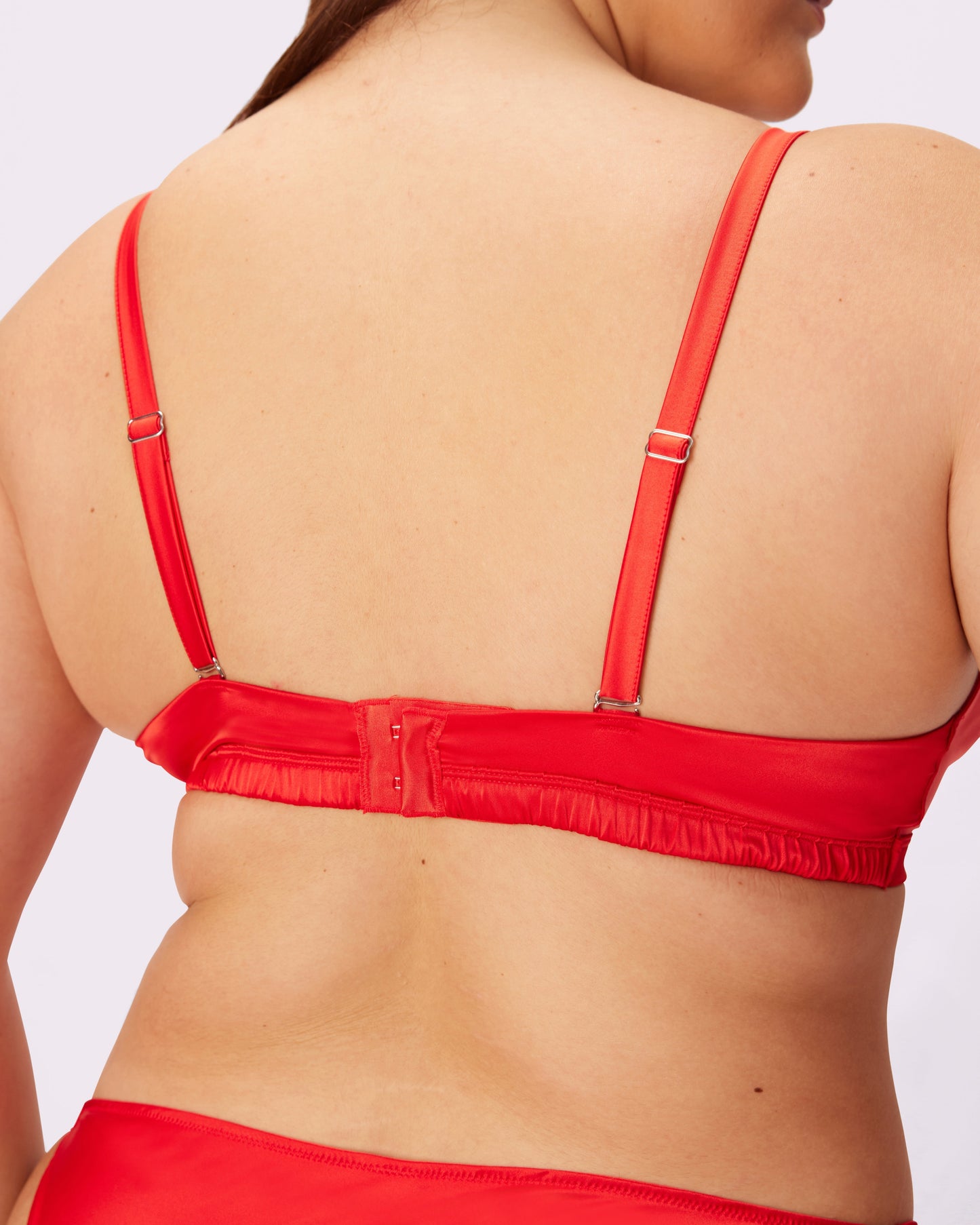 Special Edition Coca-Cola Luminous Glow Triangle Bralette | Glow Satin | Archive (Coca-Cola)