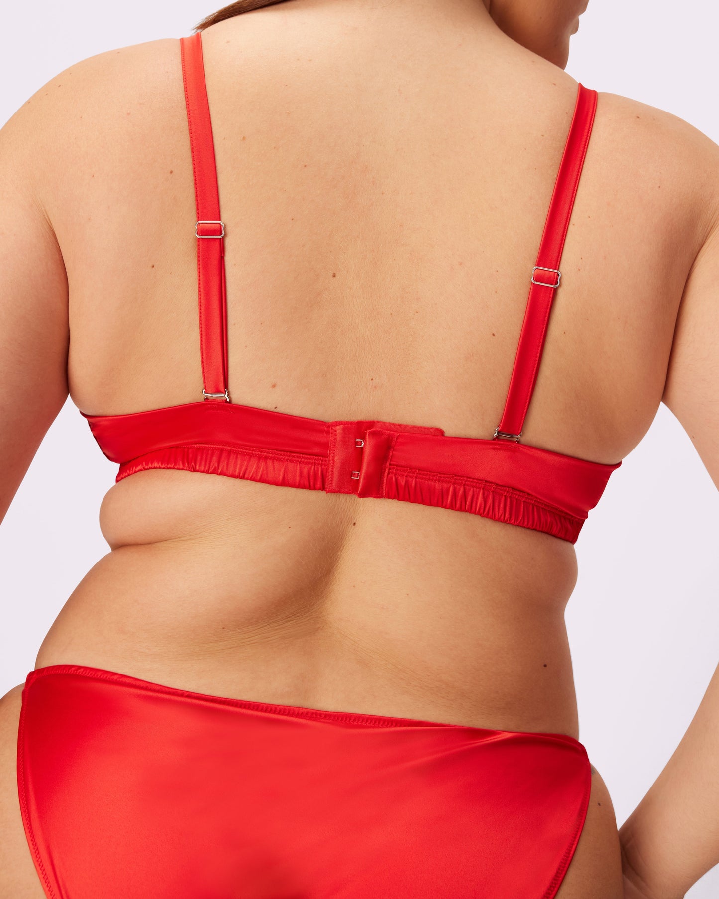 Special Edition Coca-Cola Luminous Glow Triangle Bralette | Glow Satin | Archive (Coca-Cola)