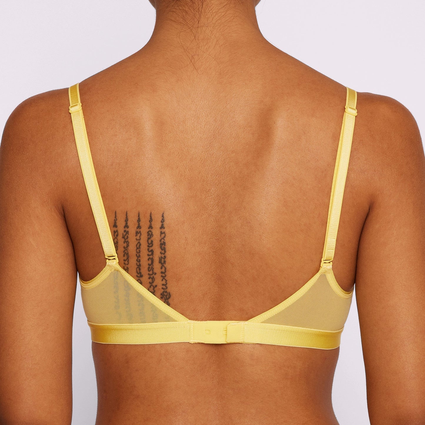Triangle Bralette | Silky Mesh | Archive (Dandelion)