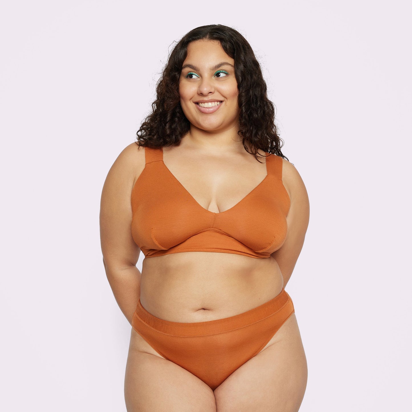 Cloud Triangle Bralette | SuperSoft | Archive (Red Clay)