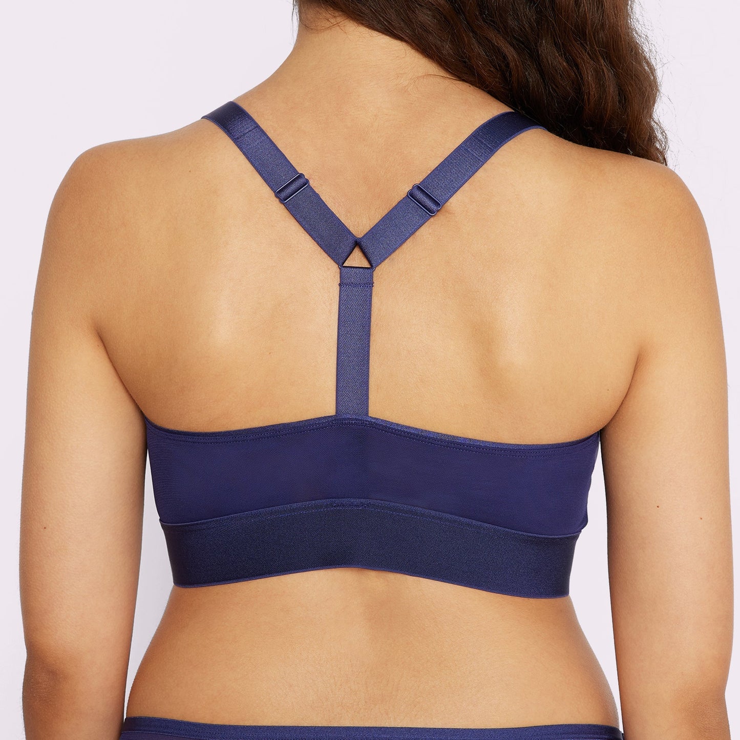 Racerback Scoop Bralette | Silky Mesh | Archive (Starry Sky)