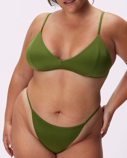 Triangle Bikini Top | EcoSplash Swim | Archive (Palm Tree)