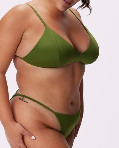 Triangle Bikini Top | EcoSplash Swim | Archive (Palm Tree)