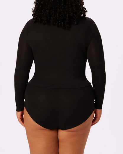 Perfect Rib Long Sleeve Henley | Lush Rib (Eightball)
