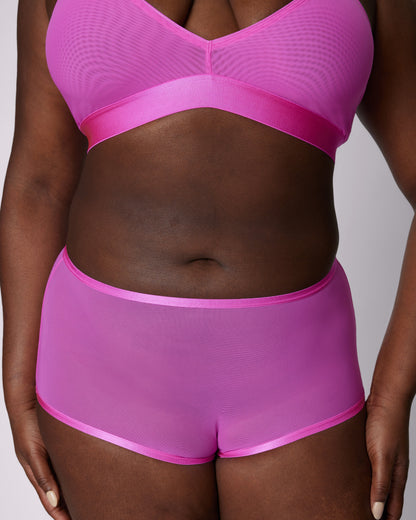 High Rise Boyshort | Silky Mesh (IMAGERY 💎🌐)