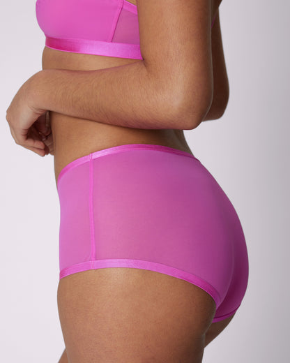 High Rise Boyshort | Silky Mesh (IMAGERY 💎🌐)