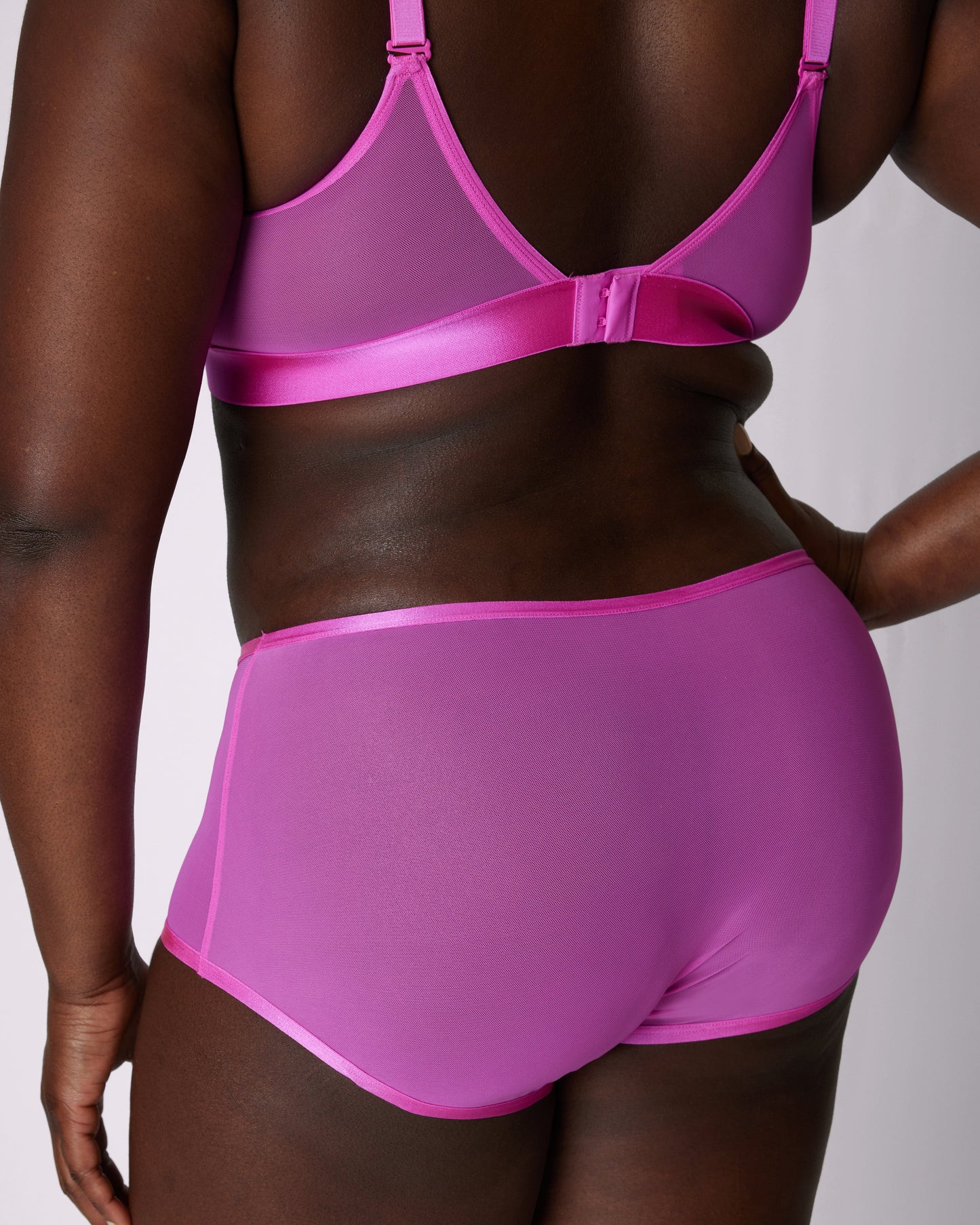 High Rise Boyshort | Silky Mesh (IMAGERY 💎🌐)