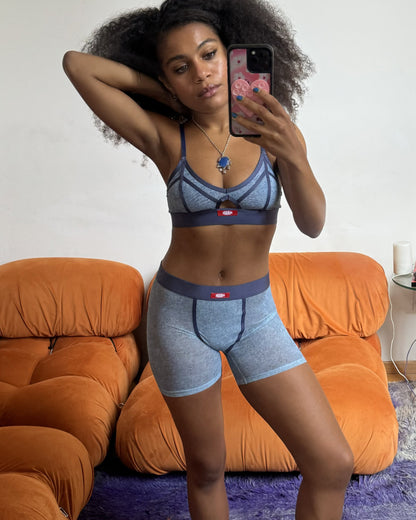 Silky Mesh Boxer Brief | Silky Mesh (Denim Dupe)