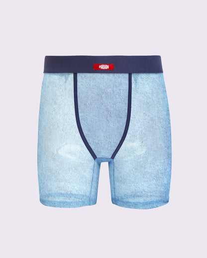 Silky Mesh Boxer Brief | Silky Mesh (Denim Dupe)