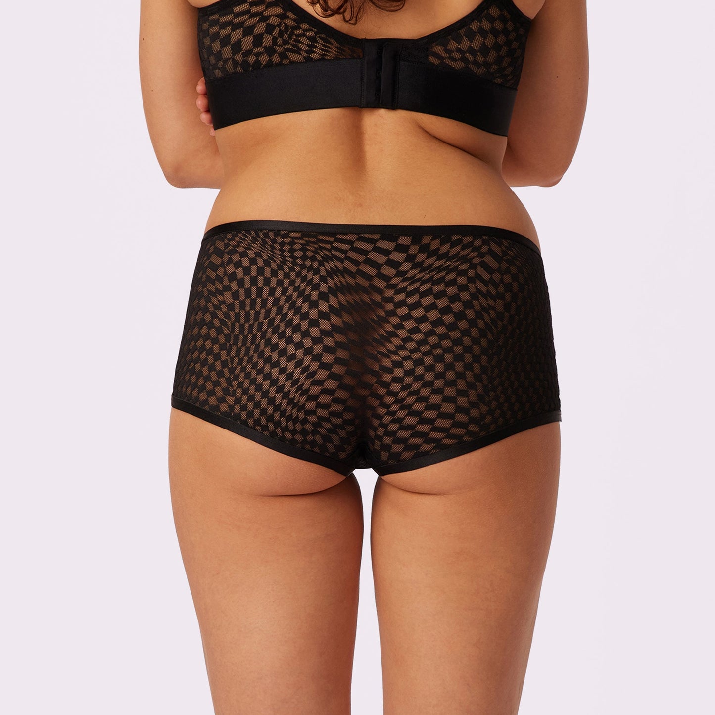 High Rise Boyshort | Silky Mesh (IMAGERY 💎🌐)