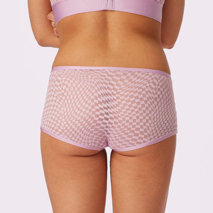High Rise Boyshort | Silky Mesh (IMAGERY 💎🌐)