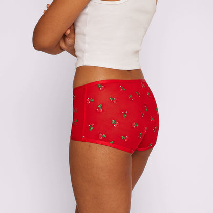 High Rise Boyshort | Silky Mesh (IMAGERY 💎🌐)