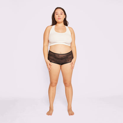High Rise Boyshort | Silky Mesh (IMAGERY 💎🌐)