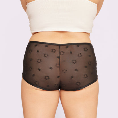 High Rise Boyshort | Silky Mesh (IMAGERY 💎🌐)