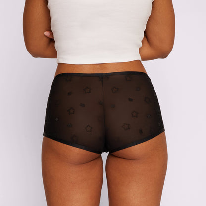 High Rise Boyshort | Silky Mesh (IMAGERY 💎🌐)