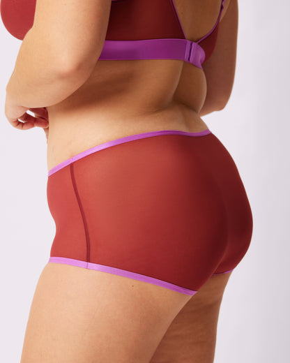 High Rise Boyshort | Silky Mesh (IMAGERY 💎🌐)