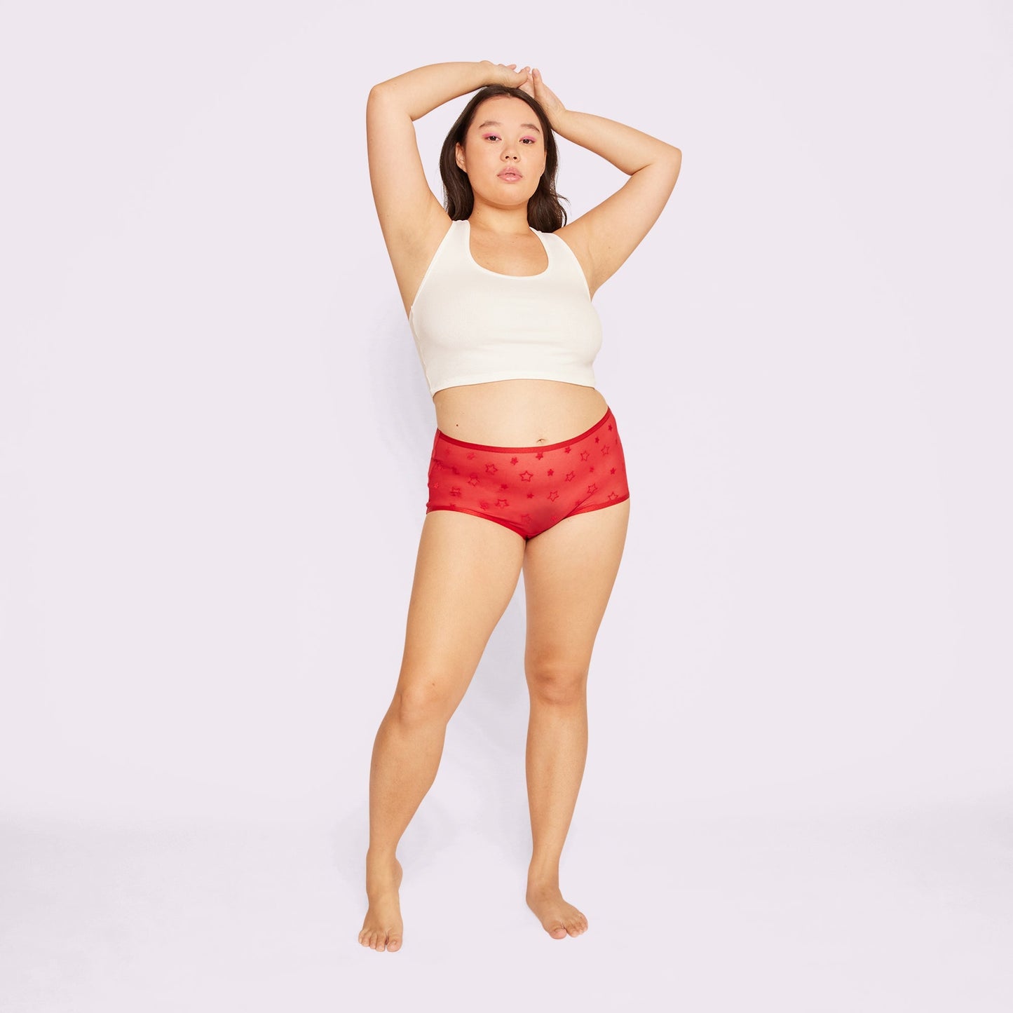 High Rise Boyshort | Silky Mesh (IMAGERY 💎🌐)