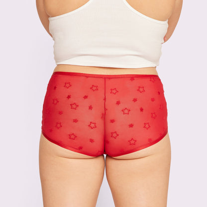 High Rise Boyshort | Silky Mesh (IMAGERY 💎🌐)