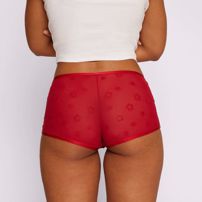 High Rise Boyshort | Silky Mesh (IMAGERY 💎🌐)